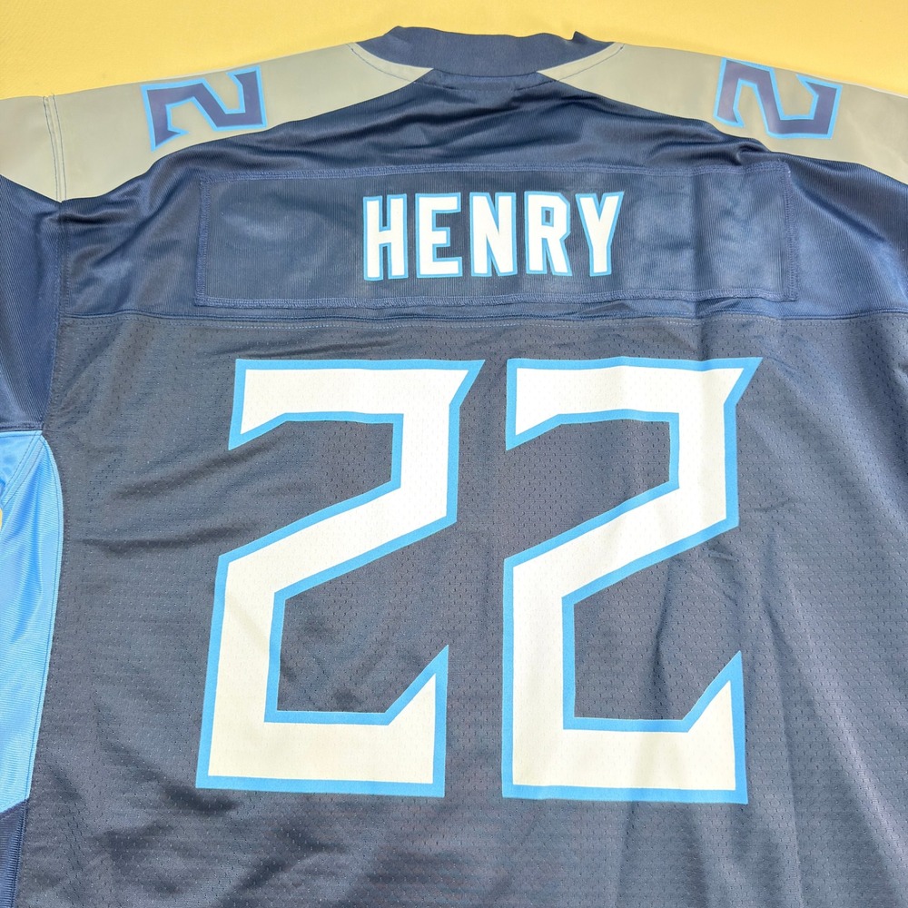 NEW NFL Pro Line Tennessee Titans Derrick Henry #22 Jersey NWT Men XL Dark Navy - Picture 11 of 14